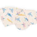 Mousseline dinosaures de Zoe´s sur fond beige