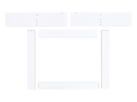 Embout d'enroulement blanc adapté pour commode HEMNES de 160 cm de large avec panneau (copie)