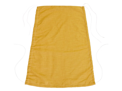 Voile d'ombrage lin jaune jaune moutarde