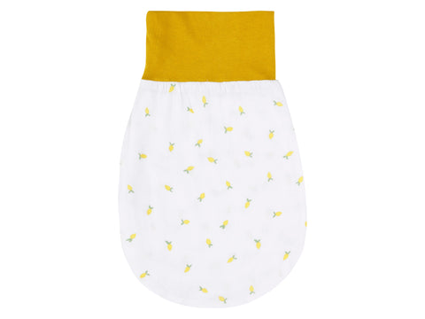 Sac barboteuse automne hiver mousseline jaune citrons