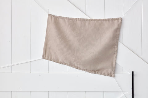 Voile d'ombrage mousseline beige