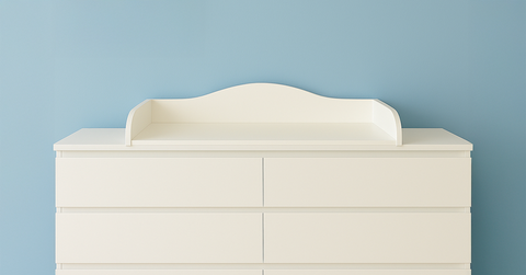 Nouveau dans la gamme ! Adaptateur de lit blanc pour commode MALM de 160 cm de large avec panneau