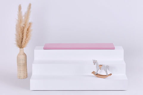 Coussin de siège pour Ikea TROFAST mousseline rose