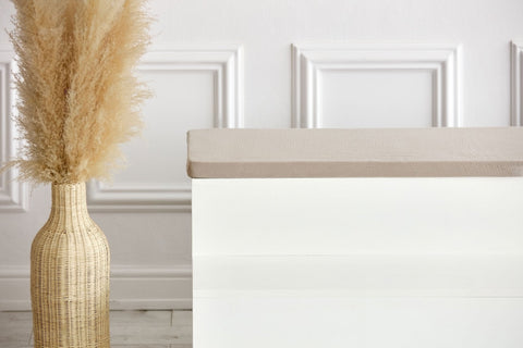 Coussin de siège pour Ikea TROFAST mousseline beige
