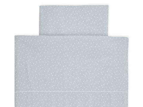 Parure de lit mousseline pissenlit gris