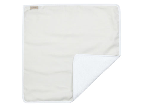 Matelas à langer lin vert clair blanc