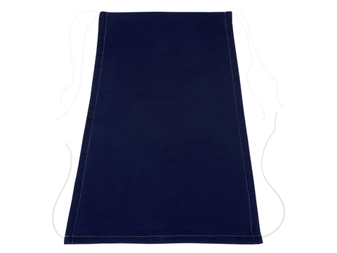 Auvent mousseline bleu foncé