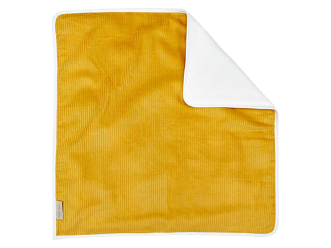 Matelas à langer cordon large cordon jaune moutarde