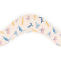 Mousseline dinosaures de Zoe´s sur fond beige