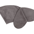 Coton côtelé épais gris