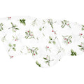 Branches vertes rouges sur Blanc