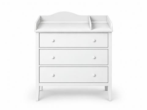 Plan à langer pour GULLABERG 99 cm – XXL, blanc, avec compartiment séparé