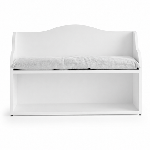 Siège enfant blanc avec coussin de siège