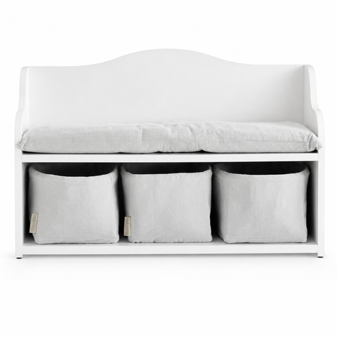 Siège enfant blanc avec coussin de siège