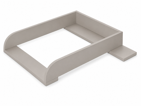 Plateau à langer gris compatible avec la commode GULLABERG à 3 tiroirs (99 cm)