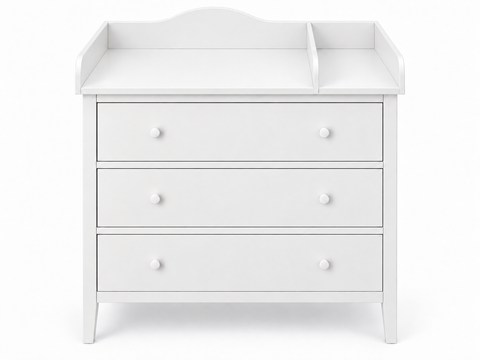 Plan à langer pour GULLABERG 99 cm – XXL, blanc, avec compartiment séparé