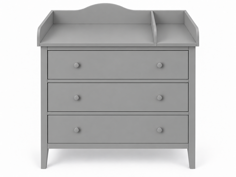 Plan à langer pour GULLABERG 99 cm - XXL, gris, avec compartiment de séparation