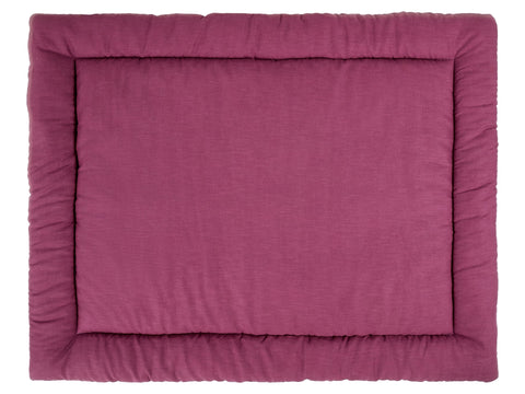 Tapis de jeu lin magenta foncé