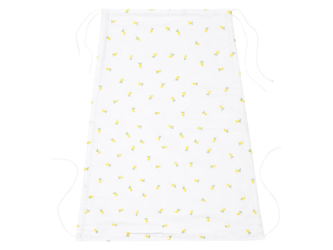 Voile d'ombrage mousseline citrons jaunes