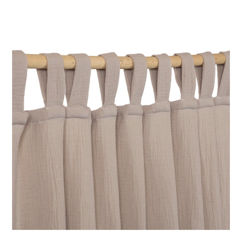 Rideaux unis en mousseline