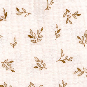 Tissu mousseline branches marron MER SSS133