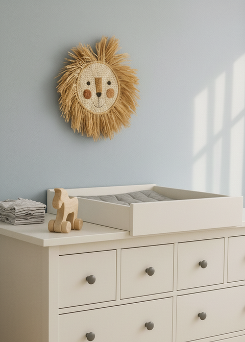 Couvercle d'emmaillotage blanc pour emmaillotage transversal adapté aux commodes HEMNES larges et étroites