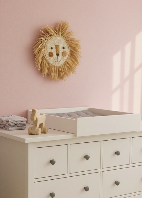 Couvercle d'emmaillotage blanc pour emmaillotage transversal adapté aux commodes HEMNES larges et étroites