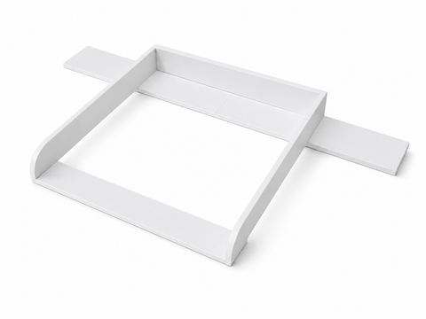 Plan à langer blanc compatible avec la commode GULLABERG 168 cm avec panneaux latéraux de recouvrement