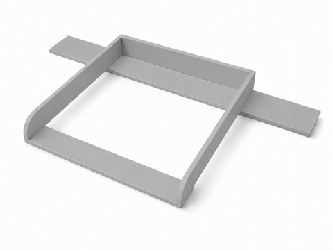 Plateau à langer gris compatible avec commode GULLABERG 168 cm avec panneaux latéraux de recouvrement (copie)
