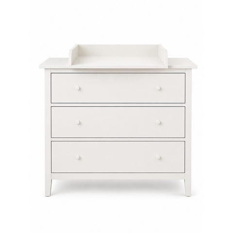 Plateau à langer blanc compatible avec la commode GULLABERG à 3 tiroirs (99 cm)