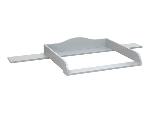 Plan à langer blanc adapté à la commode HEMNES de 160 cm de large avec panneau