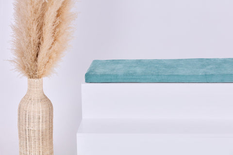 Coussin de siège pour Ikea TROFAST Cord large en velours côtelé menthe