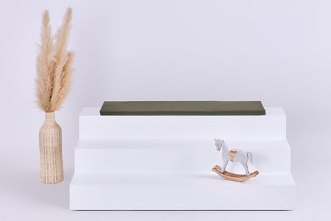 Coussin de siège pour Ikea TROFAST double crêpe vert vert automnal
