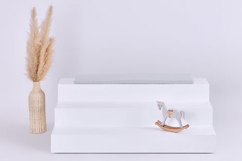 Coussin de siège pour Ikea TROFAST mousseline gris pissenlits