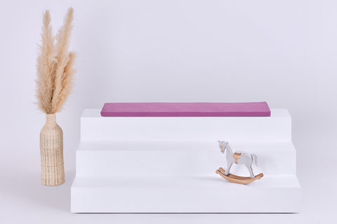 Coussin de siège pour Ikea TROFAST mousseline pourpre