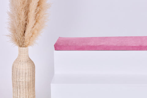 Coussin de siège pour Ikea TROFAST Cord large velours rose