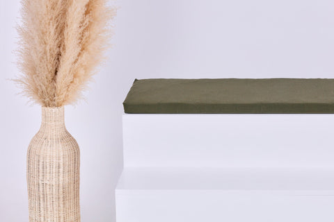 Coussin de siège pour Ikea TROFAST double crêpe vert vert automnal