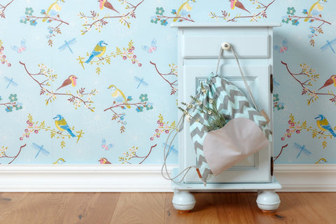 Sac de sport Chevron gris clair et menthe