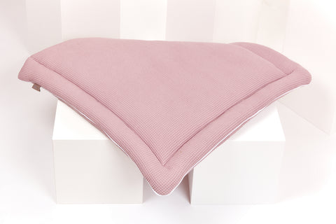 Matelas à langer gaufré piqué rose