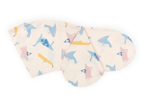 Housse de coussin d'allaitement Dinosaure de Zoe sur beige