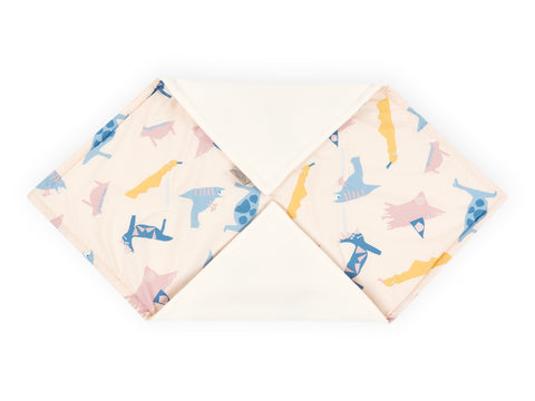 Couverture pour siège auto Winter Zoe´s Dinosaur sur beige