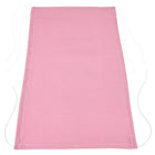 Der rechteckige, hellrosa Sonnensegel Musselin rosa von KraftKids ist flach auf weißem Grund abgebildet, hat weiße Seitenfäden und besteht aus weicher Baumwolle für sanften Tragekomfort.